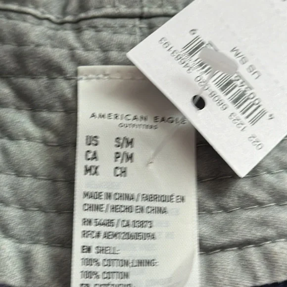 NWT American Eagle hat small tie dye blue bucket hat hip hop - Picture 7 of 9